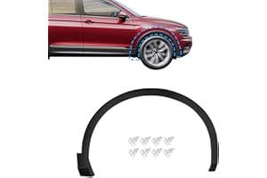 Sekeseauto Front Right Fender Trim Compatible with Volkswagen Tiguan 2018-2023 2.0L l4 Replace# 5NN854732A9B9 VW1291109 Front Passenger Side Wheel Fender Flares Opening Arch Trim