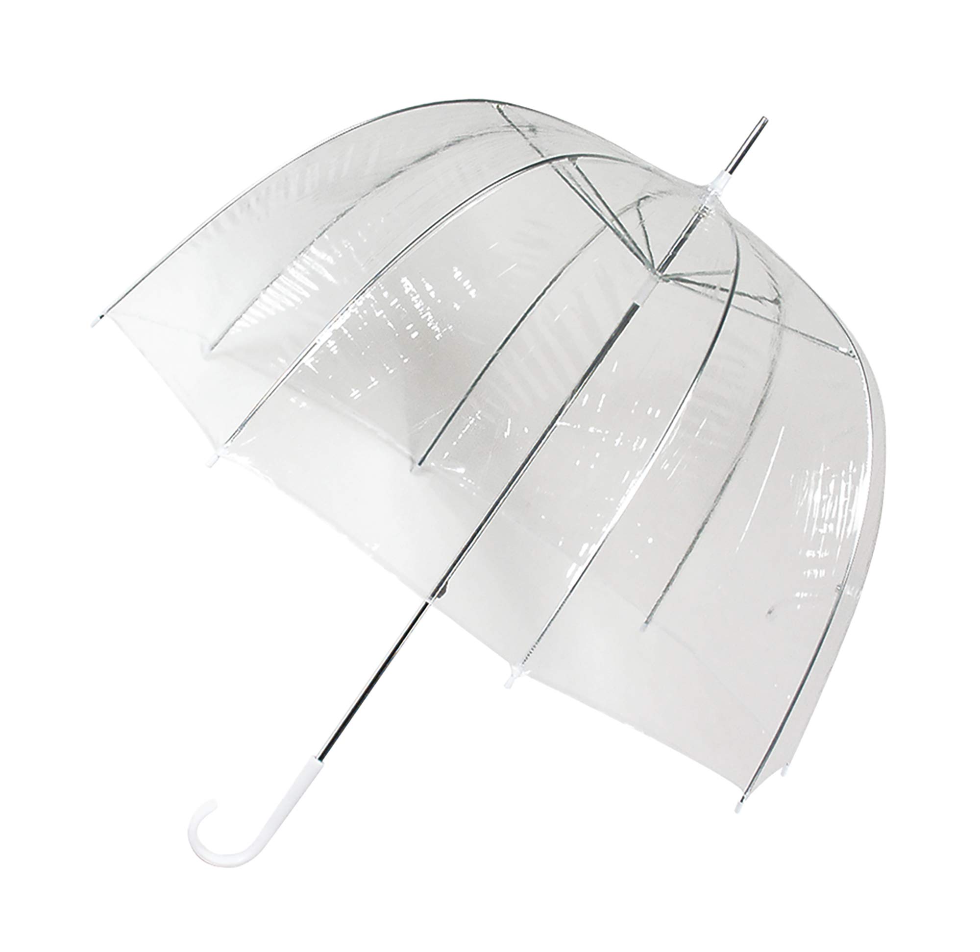 Impliva Stick umbrella, 87 cm, Transparent (Transparentes)