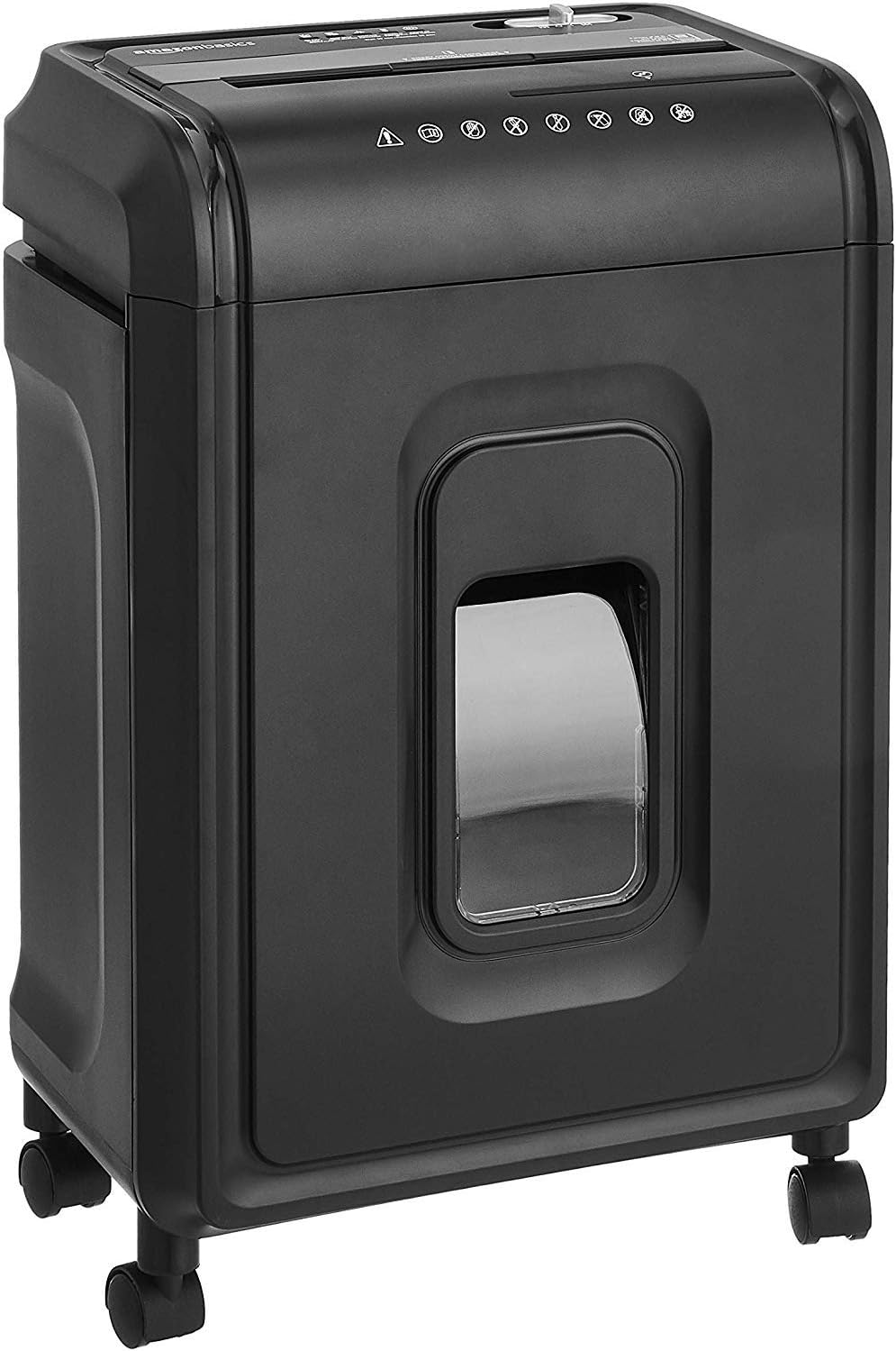 Basics 8-Sheet High-Security Micro-Cut Shredder with Pullout Basket: Electronics