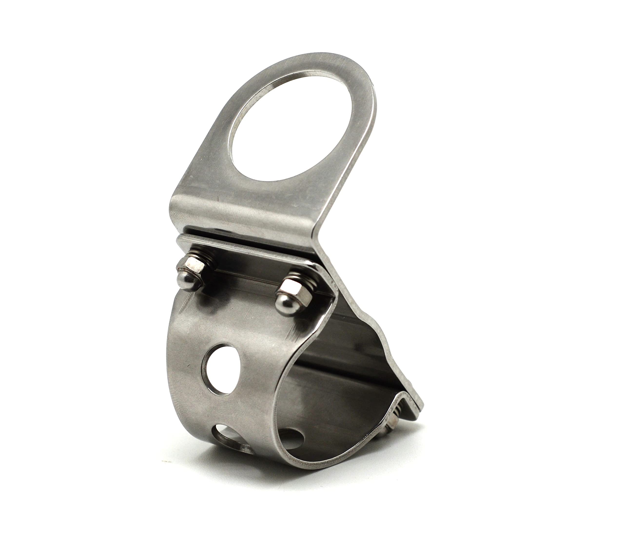 Cliff Top 1" Stainless Motorcycle Handlebar Mounting Bracket (For 1 inch Diameter USB Charger)