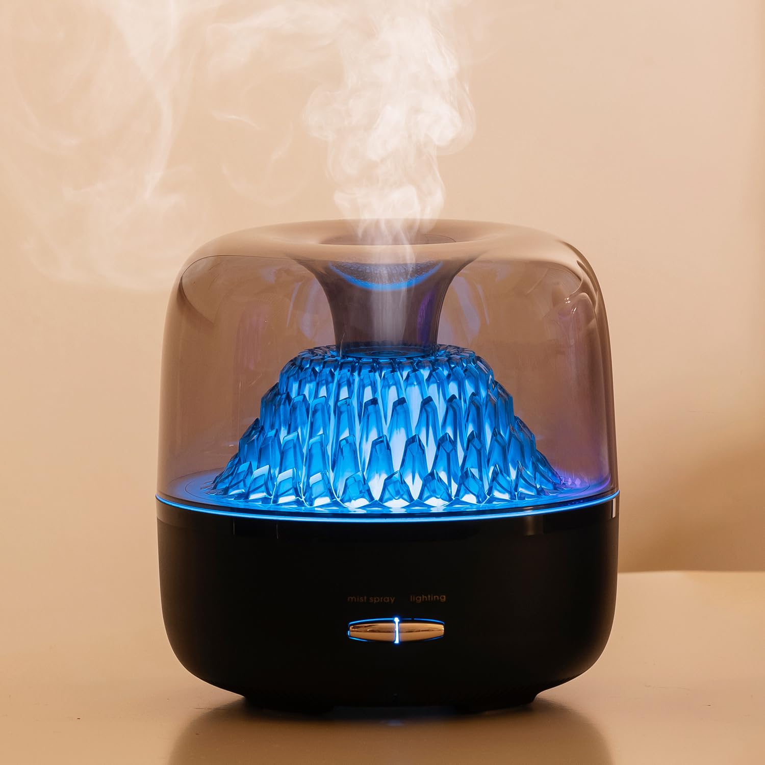 Photo 1 of KinYiLO Essential Oil Diffuser for Home, Aroma Diffusers Aromatherapy Scent, Ultrasonic Cool Mist Humidifier with 7 Color Light, Modern Style Fragrance for Yoga, Spa, Bath, Office, Black