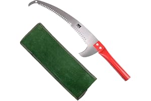 Scalebeard Pruning Saw, 15" Tree Trimmer Pole Saw Attachment Blade, Gardening Pole Pruner Head, Hand Saw for Tree Trimming