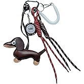 HOHOPEACH Designer Rope Bag Charms for Handbag Y2k Accessories Purse Charm Hanging Ornament Backpack Charm