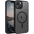 BENTOBEN Magnetic for iPhone 13 Case & iPhone 14 Case [Compatible with Magsafe] Translucent Matte Phone Case iPhone 13/14 Slim Thin Shockproof Women Men Protective Cases Cover, Black