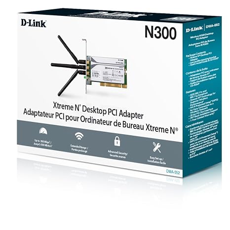 D-Link Wireless Dwa-552 Xtreme N Desktop Adapter Driver D-Link Wireless Dwa-552 Xtreme N Desktop Adapter Driver