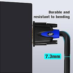 SHD VGA Cable, VGA to VGA HD15 Monitor Cable for PC