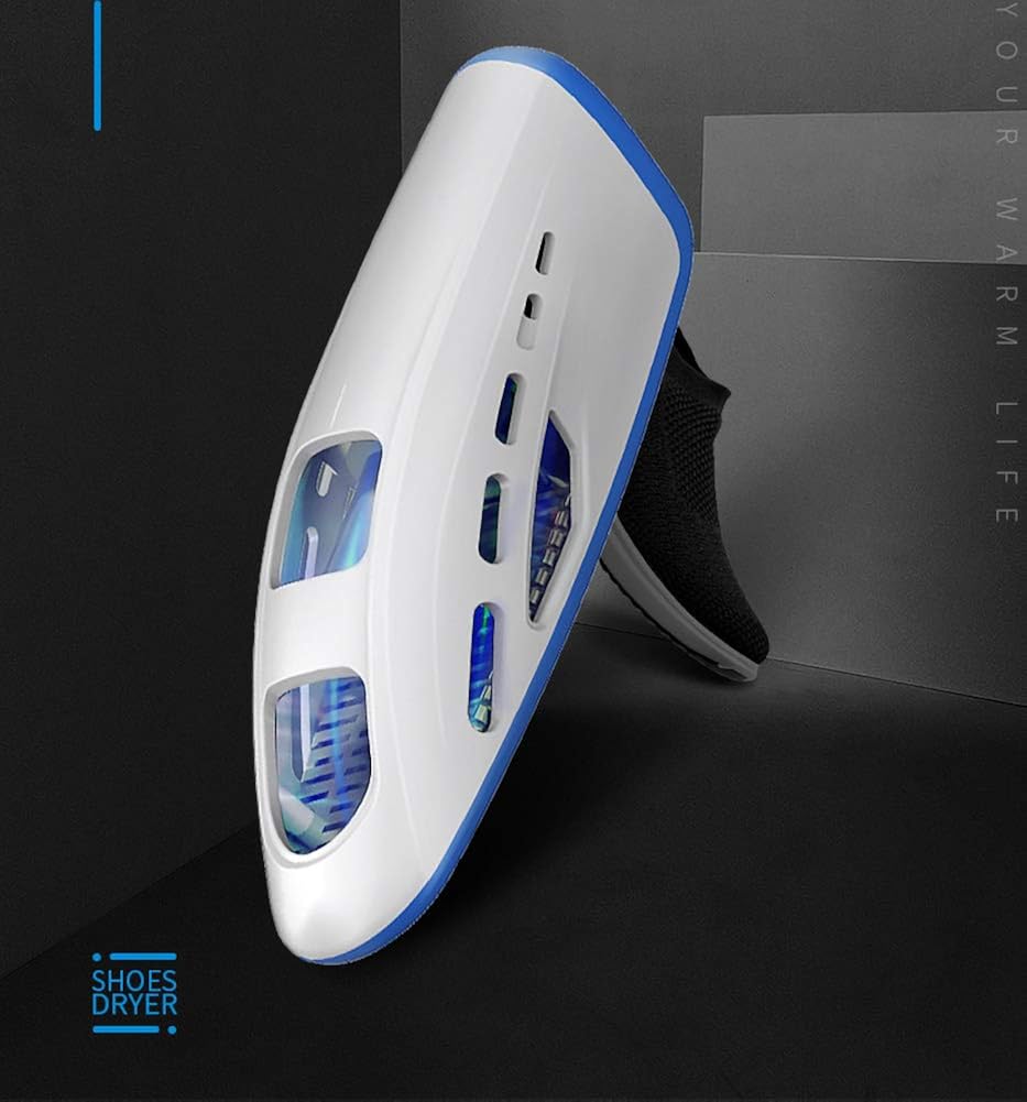Shoe Sterilizer, 2-in-1 Shoe Dryer & Sanitizer with 8,000 Hours of Lamp Life, Fits Any Shoe Size, Boot Dryer and Shoe Sanitizer, Light Sanitizer for Hat, Footwear, Cars, Blue, Small…: Shoes