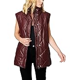 [BLANKNYC] womens Vegan Leather Quilted Vest With Self Belt