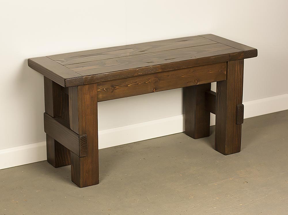 Amazon Com Farmhouse Bench Wood Dining Bench Entry Bench Handmade