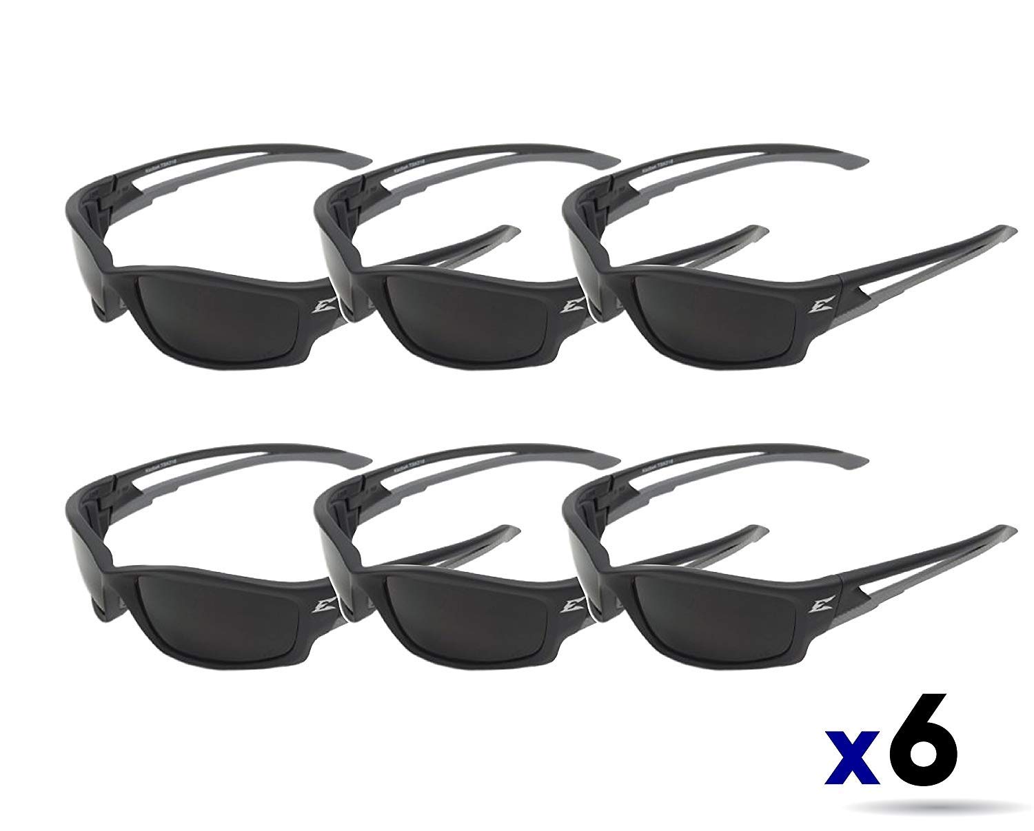 Edge Eyewear TSK216 Kazbek Polarized Safety Glasses, Black with Smoke Lens | eBay