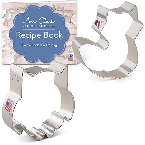 Amazon.com: Ann Clark Woodland Animal Cookie Cutter Set with Recipe