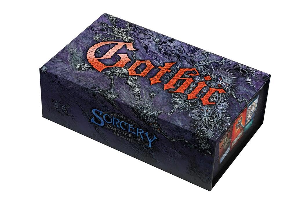 Sorcery Contested Realms TCG Gothic 36 Pack Booster Box + Box Topper