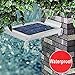 46 LED Outdoor Solar Wall Light- Motion Activated Security Lighting- Wireless Exterior Lantern- Weatherproof Aluminum Fixture- Super Bright Spotlight for Patio, Pool, Yard, Deck, Porch (Silver) (4)