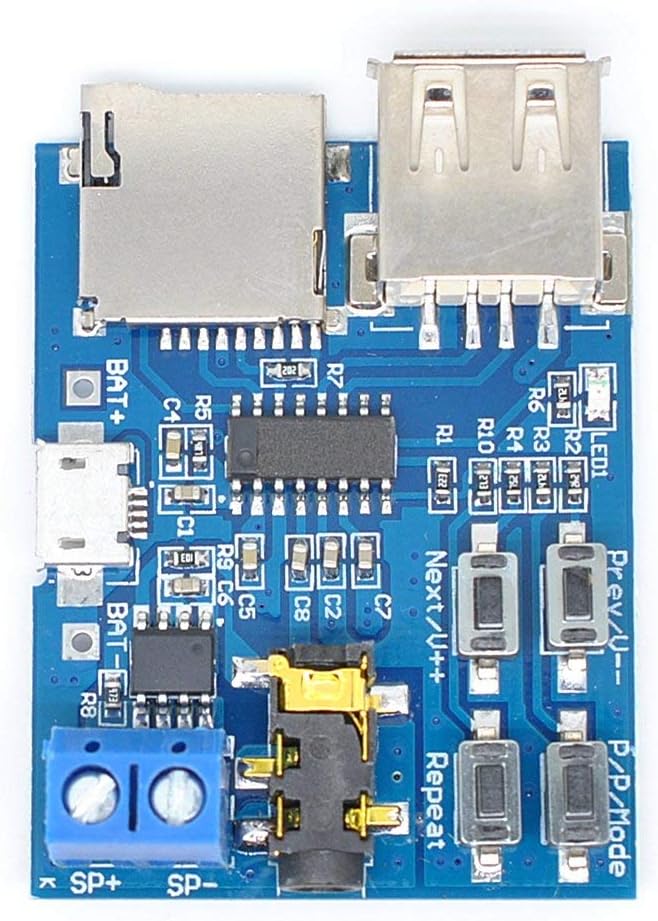 DollaTek Mp3 Lossless Decoders Decoding Power Amplifier Mp3 Player Audio Module Mp3 Decoder Board support TF Card USB - Image 3