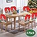 Funkprofi Santa Snowman Elk Christmas Hat Chair Covers Christmas Decor Dinner Chair Xmas Cap Sets (6pcs)