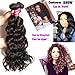 Unice 8a Virgin Brazilian Natural Wave Hair 3 Bundles 100% Unprocessed Virgin Human Hair Extensions Weave Natural Color (16 18 20)
