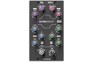 Solid State Logic UltraViolet EQ 500 Series Stereo Equalizer with Minimum-Phase Design, Dual Fully Parametric Mid-Bands, and Output Trim
