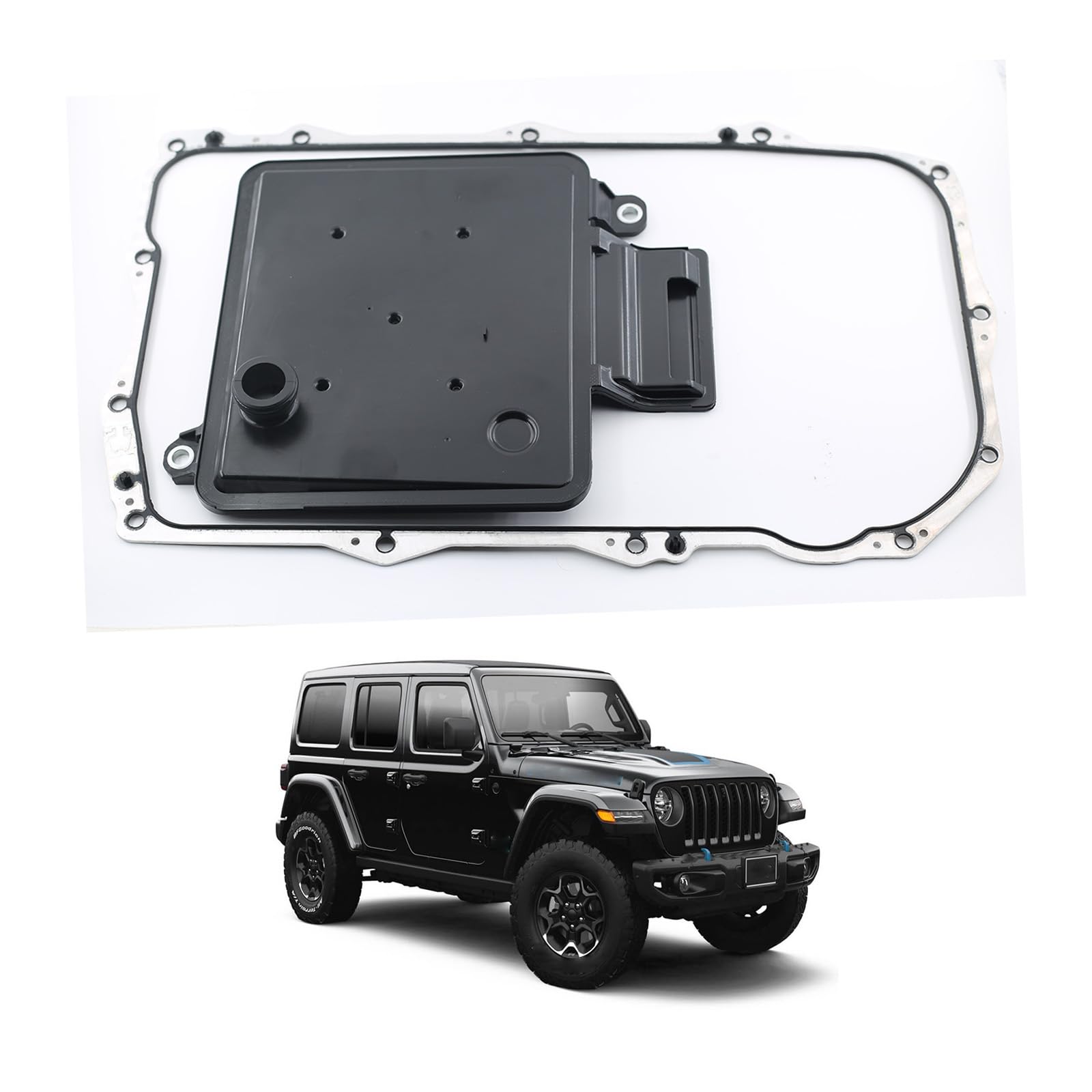 Photo 1 of HANGFUSHO 850RE Transmission Filter with Aluminium Gasket For Jeep Gladiator 2021-2023 Wrangler 2021-2022,Replaces OE 68417054AB