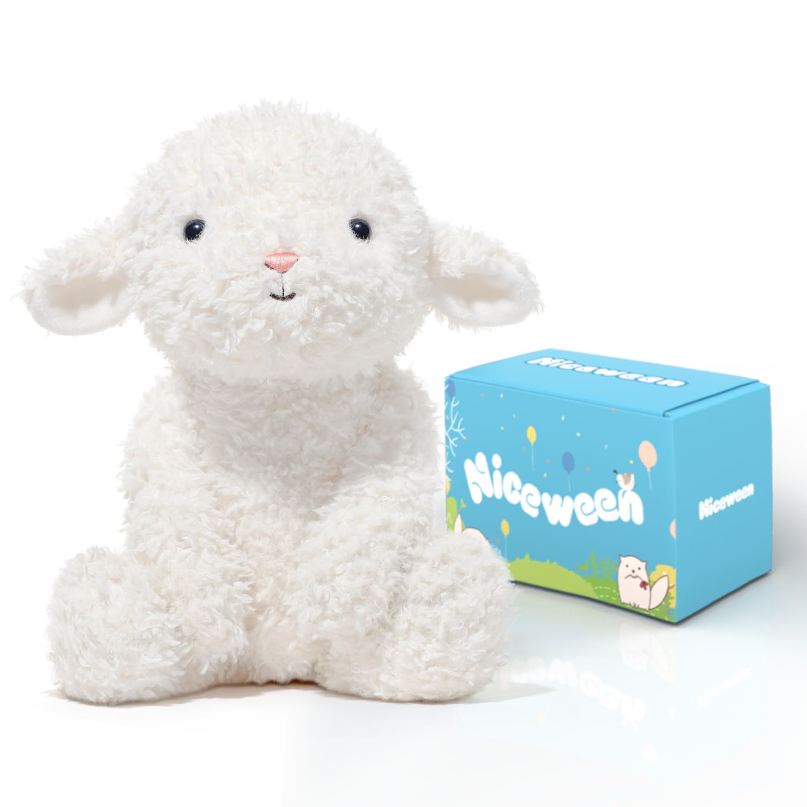 Photo 1 of Niceween Stuffed Animals Sheep Plush Toys 11.8 inches Sheep Stuffed Animal Soft and Cuddly for Boys and Girls Doll Gift for Kids