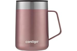 Contigo Streeterville Stainless Steel Travel Mug with Splash-Proof Lid, Vacuum-Insulated Tumbler for Coffee and Tea with Hand