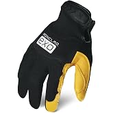 Ironclad EXO2-MPLC-02-S Motor Pro Gold Cowhide Work Gloves, Small, Black/Gold
