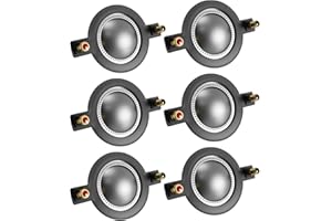 TAVASKI Diaphragm Fit for Timpano Tempesta TPT-DH2000 TPT-RPDH2000 Horn Driver, Voice Coil Tweeter Diaphragm 6Pcs