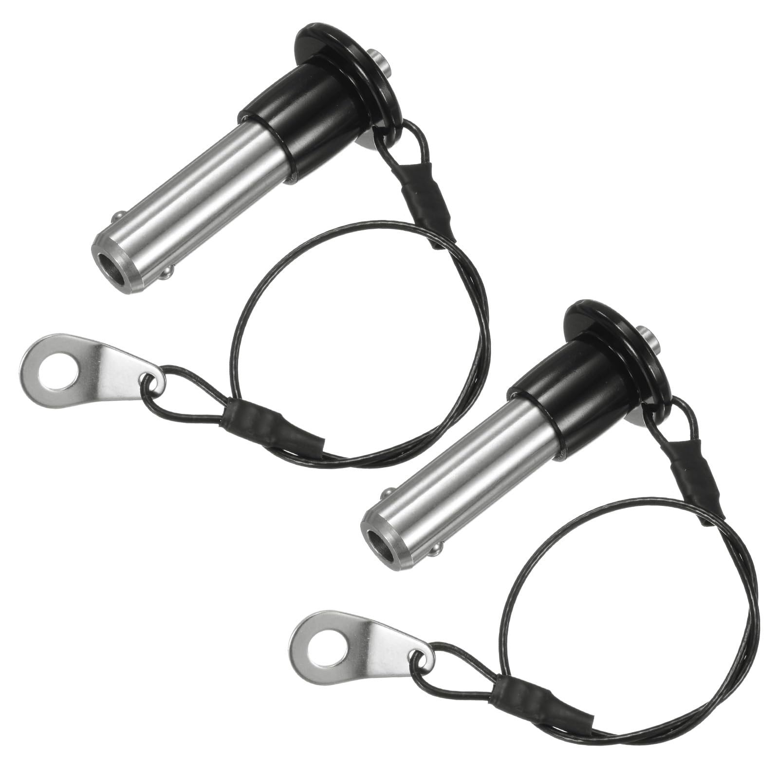 M METERXITY 2Pcs Ball Locking Pin 12mm Dia 25mm Usage Length Button Handle Quick Release Pin