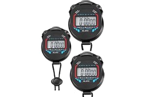 FOMATRADE Waterproof Stopwatch Pack of 3pcs/lot Digital Handheld Multi-Function Professional Electronic Chronograph Sports Stopwatch Timer Stop Watch