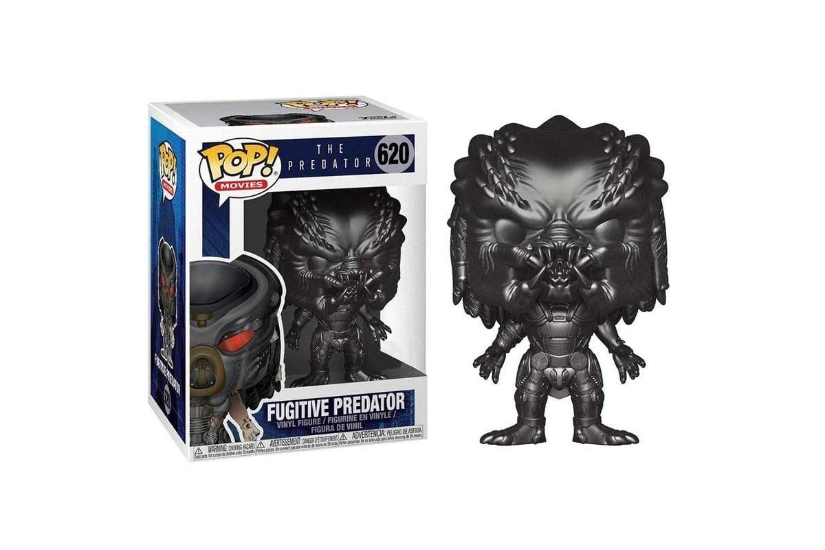 Funko Pop! Movies - The Predator - Fugitive Predator #620 (Gun Metal Black)