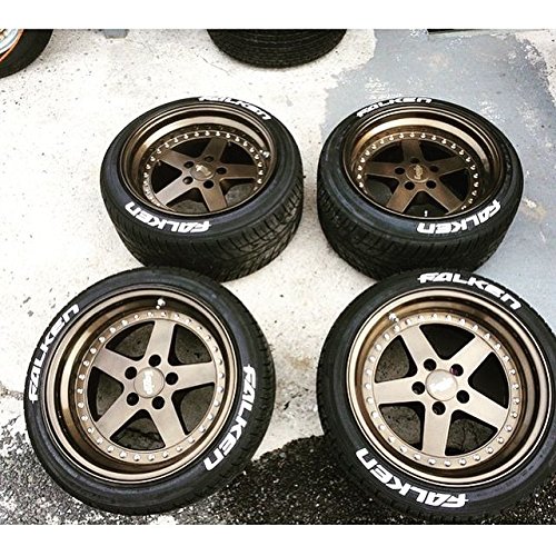 Tire Stickers Falken Permanent Tire Lettering Kit USA Made with Glue - Custom Sizing/Colors - (Pack of 8) - Thumbnail 5