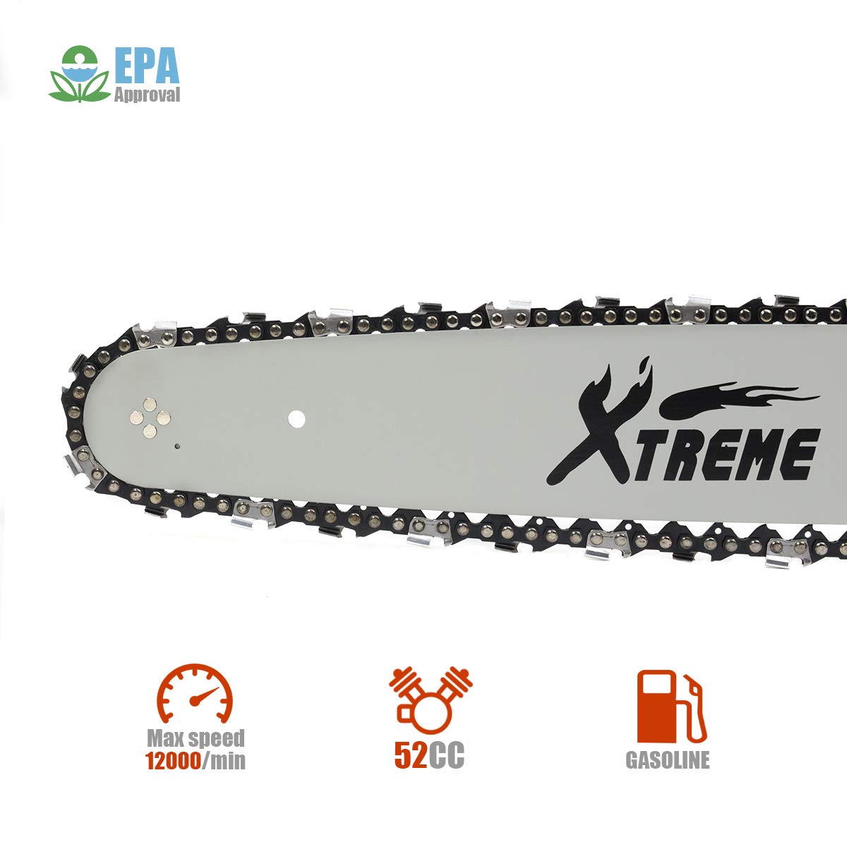 XtremepowerUS 52cc 2 Stroke Chainsaws product image 5
