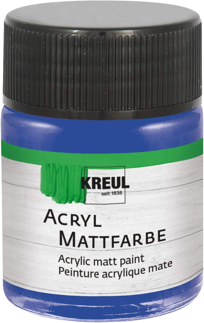 Acryl Mattfarbe Blau 50 ml: Amazon.de: Küche & Haushalt