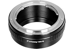 Fotasy Konica AR Lens to E Mount Adapter, AR EMount Converter, Konica AR FE Adapter, Compatible with Sony a7 a7R a7s II III IV a9 a7c Alpha 1 a6600 a6500 a6400 a6300 a6100 a6000 a5100 a5000 ZV-E10
