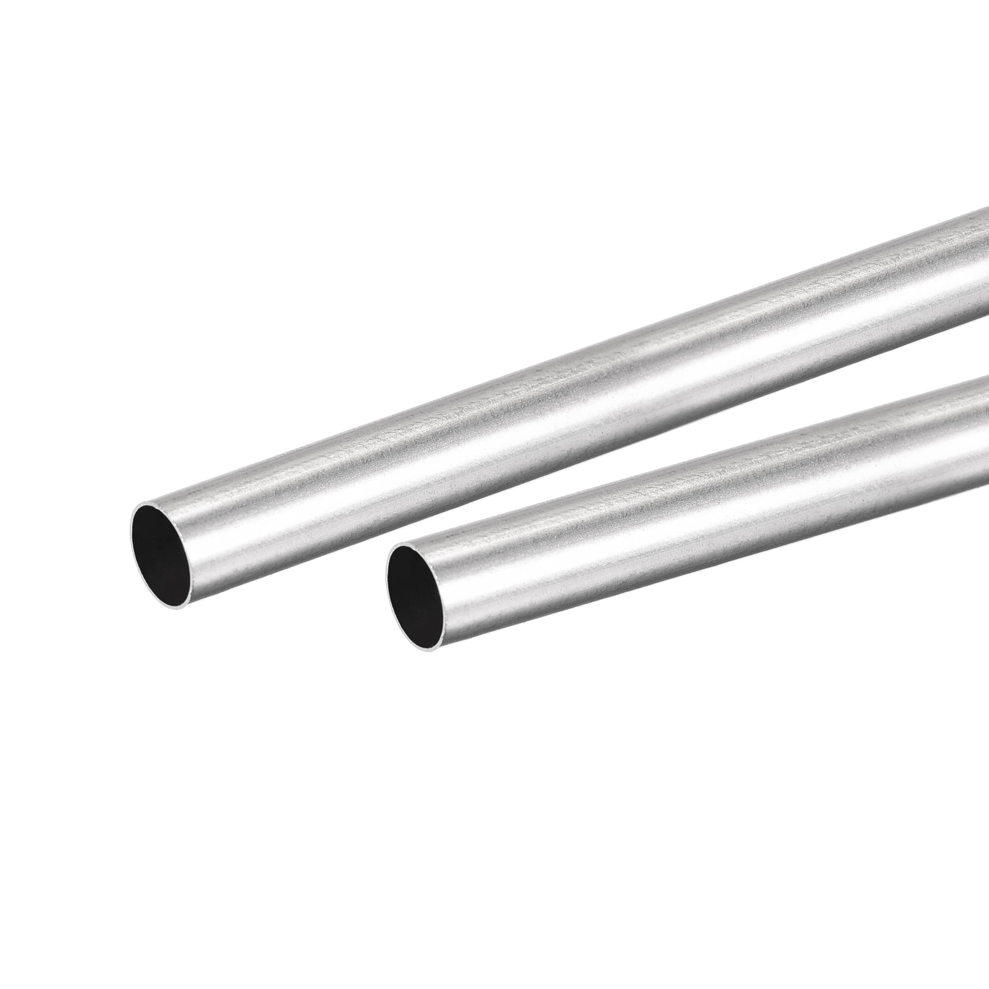 sourcing map 304 Stainless Steel Round Tube 6mm OD 0.2mm Wall Thickness 300mm Length 2 Pcs