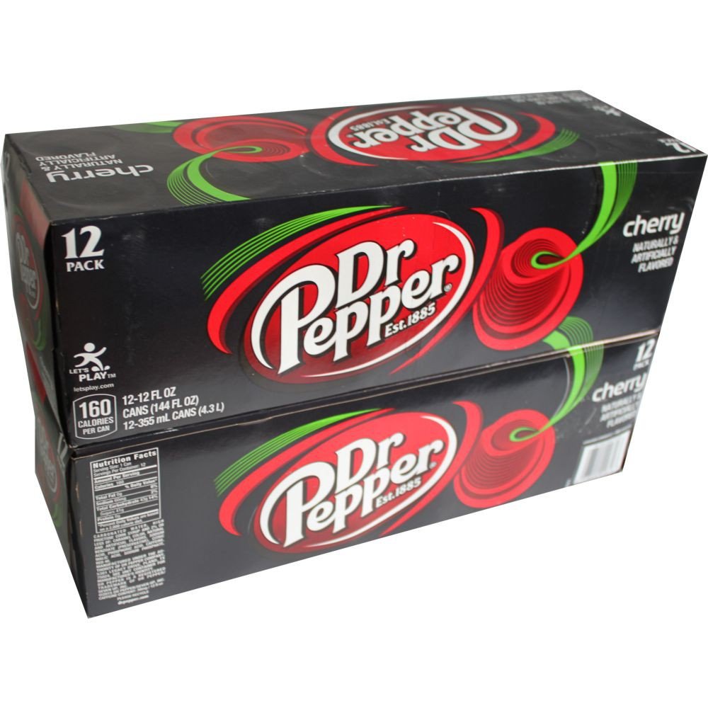 Dr Pepper Cherry 12 FL OZ (355 ml) 24 Cans Amazon.de Lebensmittel