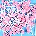 Mouth Swabs Oral Sponge Swabs Disposable ROSENICE Dental Swabs Pink 100 Count