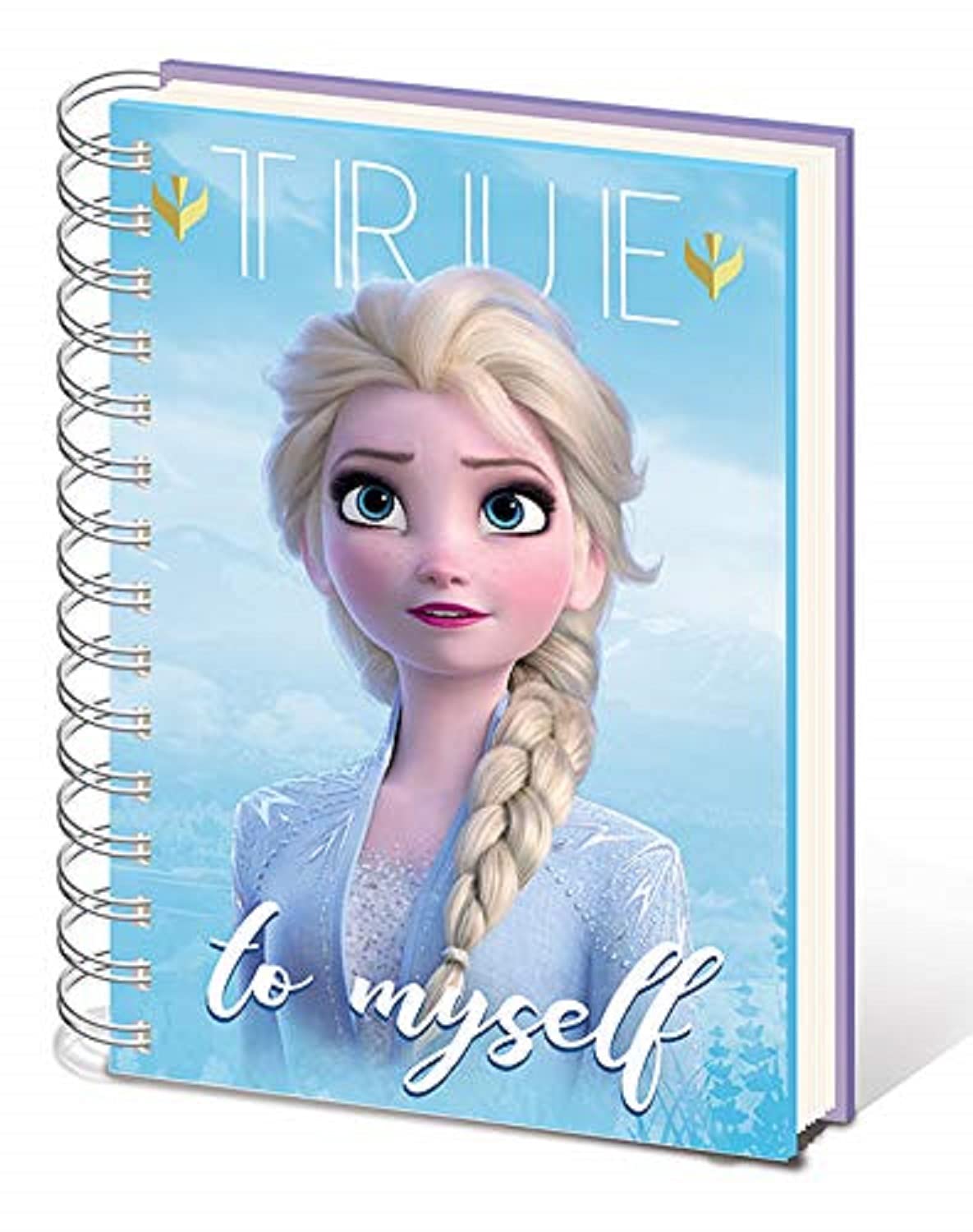 Disney Frozen 2 A5 Spiral Bound Notebook, Blue