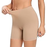 Werena Seamless Slip Shorts for Women Under Dress Shaping Boyshorts Panties Tummy Control Shapewear