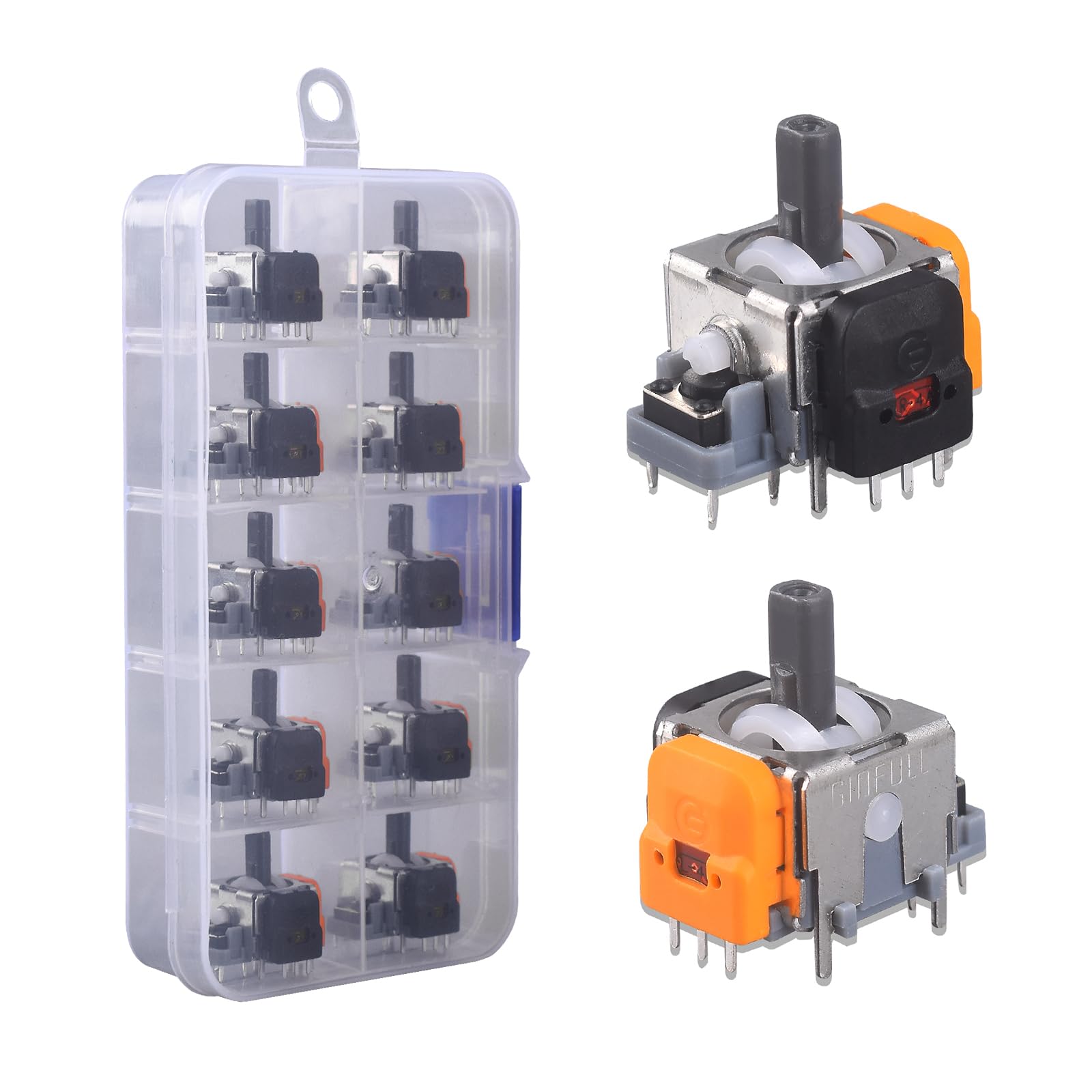 VGBUS Qualitied Hall Effect Joystick Analog Stick Replacement For PS4/Xbox/PS5/Switch Pro-10 Packs. (10 Packs for PS4)