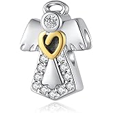 Alstade Birthday Fashion Love Heart Dangle Charm 925 Sterling Silver Charms fits Bracelets and Necklace Pendant Bead Charms Jewelry Present for Women Family Friends