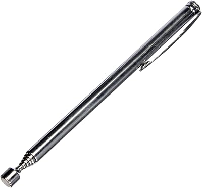 FIRST4MAGNETS Telescopic Magnetic Retrieval Pen Tool 1kg Max Lift Extendable Rod