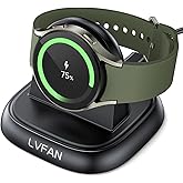 LVFAN Charger for Samsung Galaxy Watch 8/8 Classic / 7 / Ultra / 6/5 / 4, Charger Stand Dock Replacement Accessories, Magnetic Wireless Charging Cable Cord Station