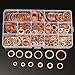brogtrol M5 M6 M8 M10 M12 Seal Flat Ring Variety of Solid Copper Crush Washers Assortment with Box (12Values 280Pcs)