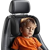 zorunowa Car Headrest Pillow, Thickened Memory Foam Road Pal Car Headrest | Neck Support Pillow, 180&deg; Adjustable Car Headrest, U- Shaped Design, Travel Car Sleeping,Suitable for Kids and Adults