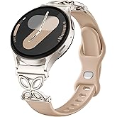 IMIVIO Slim Silicone Band Compatible with Samsung Galaxy Watch 7 Band 6 5 4 Active 2 FE 40mm 44mm/Watch 6 4 Classic/5 Pro/3, Thin 20mm Watch Band Sport Straps for Samsung Watch Bands Women