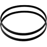 2 Pack Bread Machine Motor Drive Belt for Sunbeam 5891 and Rosewill R-BM-01 | Rubber motor belt replacement for Sunbeam 5891-33 and compatible with Hamilton Beach bread maker models 29881, 29882, 29882C