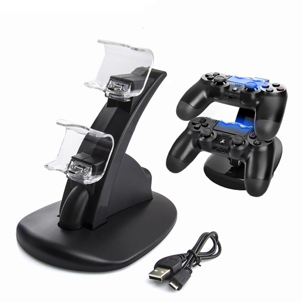 For PS4 USB External Turbo Cooling Fan +Controller Charger Charging