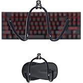 2 Pack Universal Keyboard and Mouse Wall Mount Storage Organizer, Keyboard &amp; Mouse Wall Clip Wall Hanger Wall Display Storage Holder Keyboard Stand - No Keyboard No Mouse - No Falling