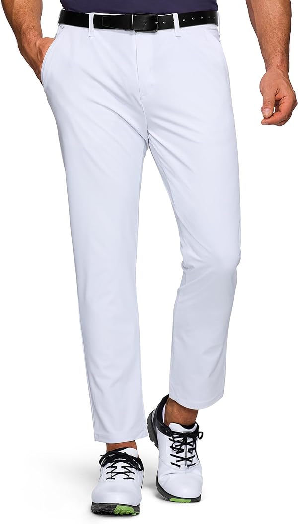 33,000ft Herren Golfhosen Atmungsaktive Stretch Hose für Männer Schnelltrockende Stretch Lange Golfhosen