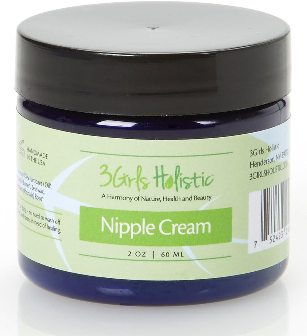 3Girls Holistic Nipple Cream, 2 oz